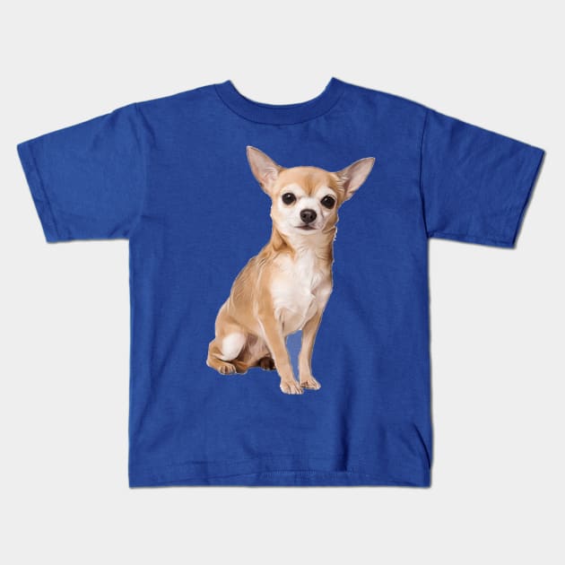 Cha Cha the Chihuahua Kids T-Shirt by cameradog